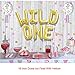 WILD ONE BIRTHDAY DECORATION KIT, Blue and White Balloons Set Perfect for 1st Bday Party Supplies Girl or Boy with One FREE Number 1 Cake Topper