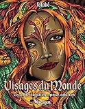 Visages du monde: Livre de Coloriage pour adultes (French Edition) by Fafahé -, Pegasus Coloring Book