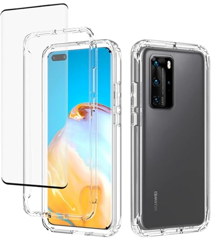Clear Protective Case For Huawei P40 Pro+ - Transparent TPU Shockproof Cover