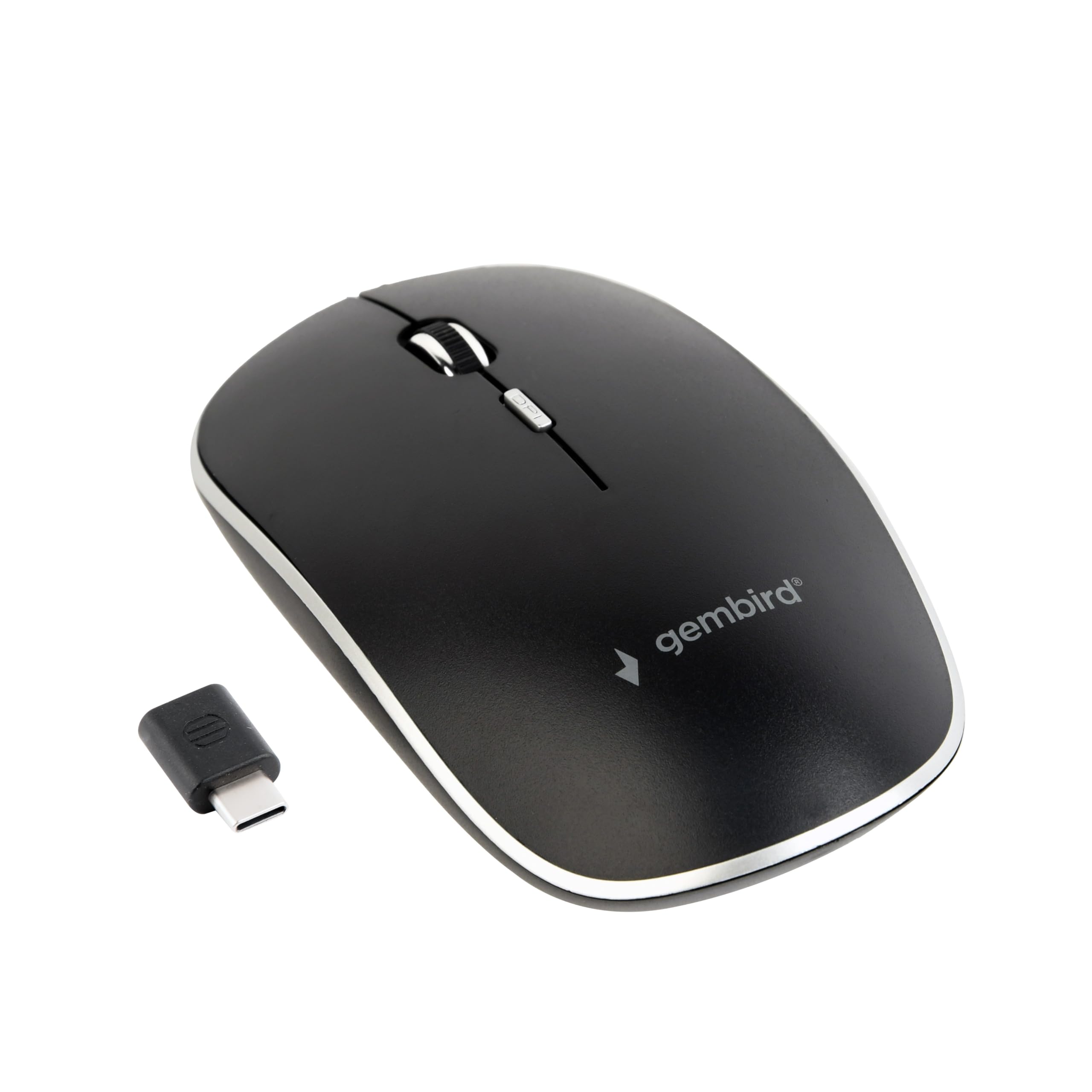 Gembird Muston Wireless 1600 DPI Black 4 Buttons (Type C)