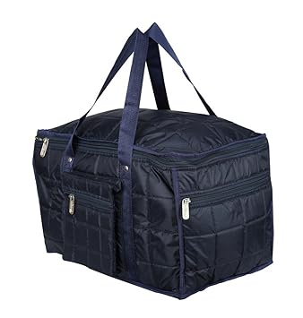 SuiDhaga Polyester 17 Blue Soft Sided Travel Duffles