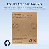 AQUALONA Premium Thermoplastic Toilet Seat D Shape Soft Close Grey view 7