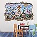 POWER RANGERS DINO SUPER CHARGE Smashed Wall Decal Removable Wall Sticker H207, Regular