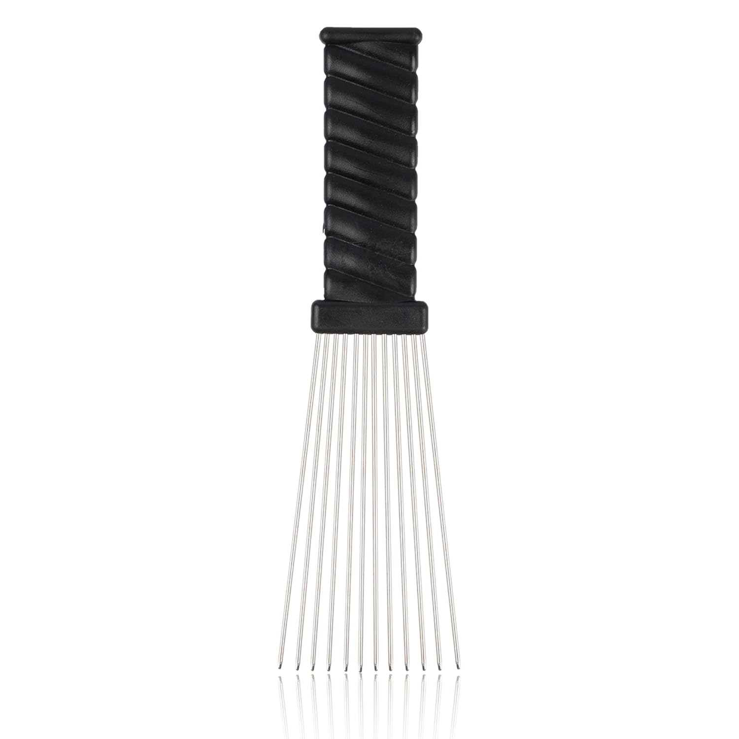 Folansy Afro Comb Metal African American Pick Comb Hairdressing Styling Tool Hair Pick for Hair Styling(Wave Style) : Beauty