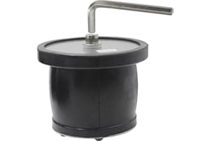BOPOREAE Expandable Mechanical Seal Cleanout Pipe Plug-Rubber Expansion Scupper Plugs & Removable Stainless Steel Allen Wrench Handle, 3-9/16 to 4-5/16 in Sewer Cap Cover, Winterizing Pool Boat Plugs