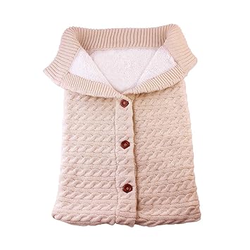 Toyvian Saco de dormir para bebés Espesar Tejer saco de dormir Manta ...