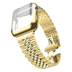 baozai Metal Band with Case Compatible with Apple