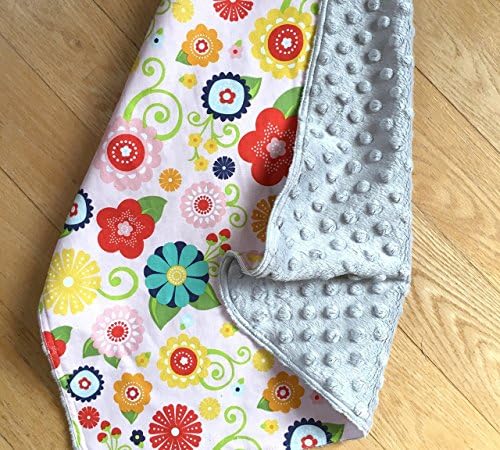 Baby Toddler Minky Lovey Security Girl Flowers