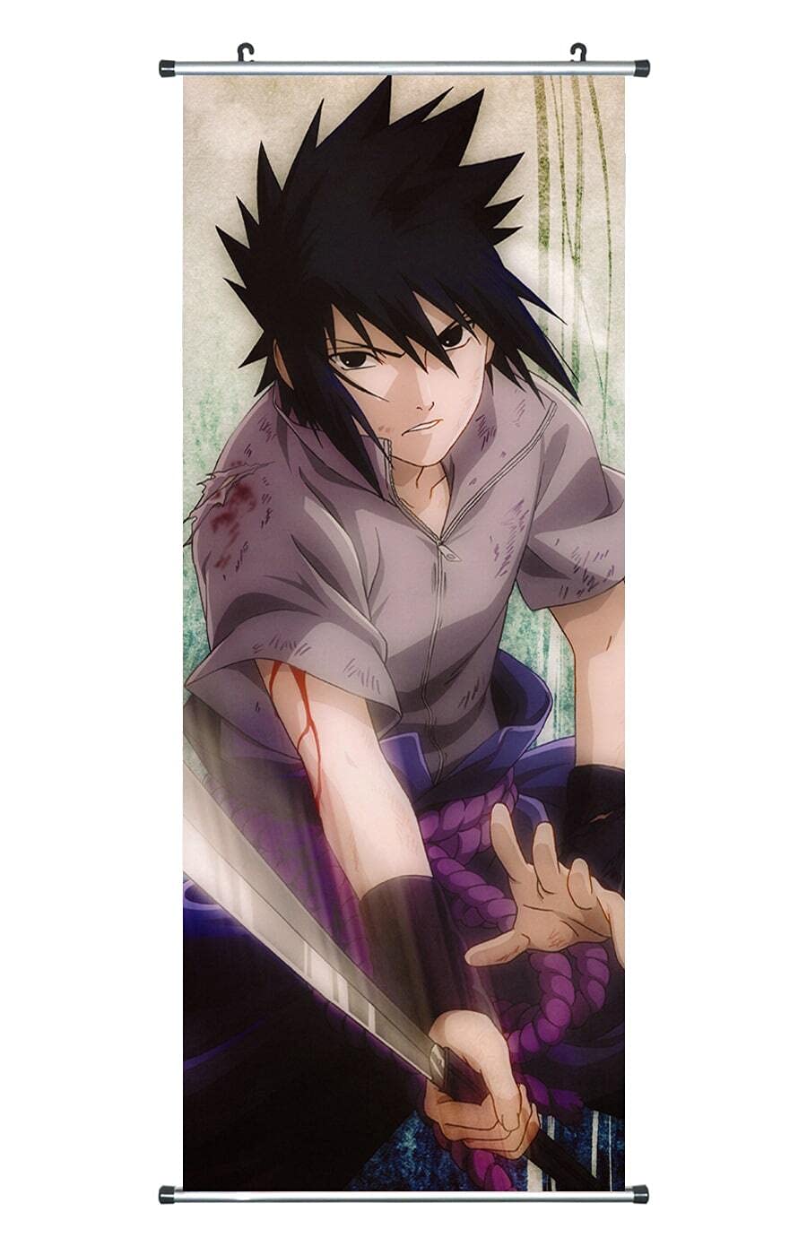 CosplayStudio Large Naruto Roll Picture / Kakemono Fabric Poster 100 x 40 cm Motif: Sasuke Uchiha