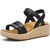 ABEO Solstice Strap Sandal | Arch Support Sandals Women's | Wedge Sandals For Women | Built-In Orthotic Insole