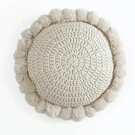 Polster Strickwolle Hot Manuelle Gewebte Decke Kerngarn Runde Tuch Grobe Linie Stricken Diy Wolle Handgestricktes Garn Woven Core Garn Strickdecke Weich Amazon De Kuche Haushalt Wohnen