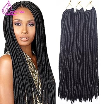 Generic Mgreen 18 Inch 2 Pc Cheap Faux Locs Crochet Braids 2x