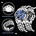 Watch,Mens Watches,Mens Luxury Fashion Stainless Steel Casual Waterproof Chronograph Quartz Wrist Watch