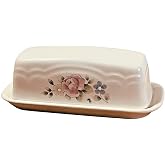 Pfaltzgraff Tea Rose Covered Butter Dish