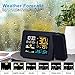 Kalawen Weather Station and Projection Alarm Clock Color Multifunctional Time Date Weekday Temperature Humidity LCD Display (Projection Clock)
