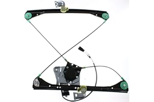 JC Whitney Window Regulator Compatible with 1999-2005 Pontiac Grand Am, 1999-2004 Oldsmobile Alero 4-Door, Sedan Front, Driver Side JP462904