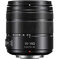 Panasonic Lumix HFS14140 G Vario 14-140mm F3.5-5.6 ASPH Mirrorless Camera Lens with Power O.I.S., Black
