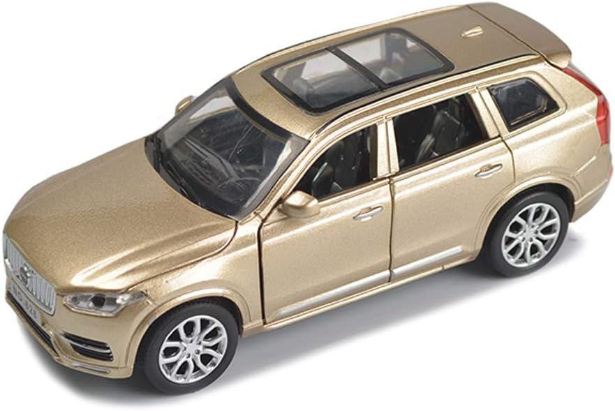 Car model Car 1:32 Volvo XC90 Off-road Simulation Alloy Die-casting Toy Ornaments Sports Car Collection Jewelry 15x6x5.5CM (Color : Gold)