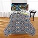 Nickelodeon Teenage Mutant Ninja Turtles Cross Hatching Twin/Full Comforter - Super Soft Kids Reversible Bedding features The Turtles - Fade Resistant Polyester (Official Nickelodeon Product)
