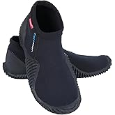 Coreskin 3mm Neoprene Diving Socks with Reinforced Heel and Toe, Anti-Skid Thermal Booties for Kayaking and Swimming