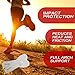 LEAGY Memory Foam Orthopedic Silica Gel Blue Shoe Insole, Premium Insoles, Running Shoes Insole, Easily DIY Cut Own Size (8-12 US Large)