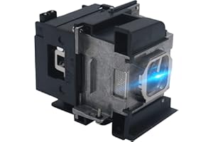QUJXU ET-LAA110 Lamp Original Bulb with Housing Projector Replacement Lamp for Panasonic PT-AH100 Panasonic PT-LZ370E Panason