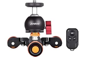 L4 PRO Camera Video Dolly with Scale Indication Electric Track Slider Wireless Adjustable Mini Slider Skater Compatible with 