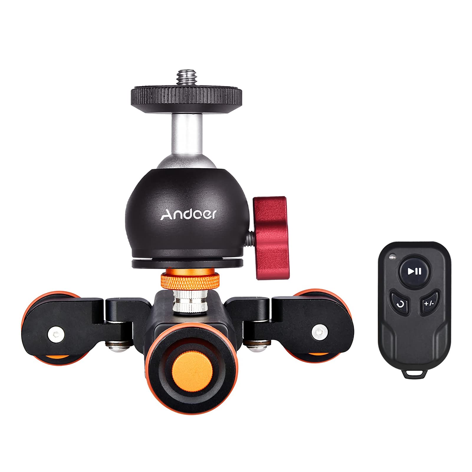 Andoer 3-Wheels Wireless Remote Control Motorized Camera Video - Main Image