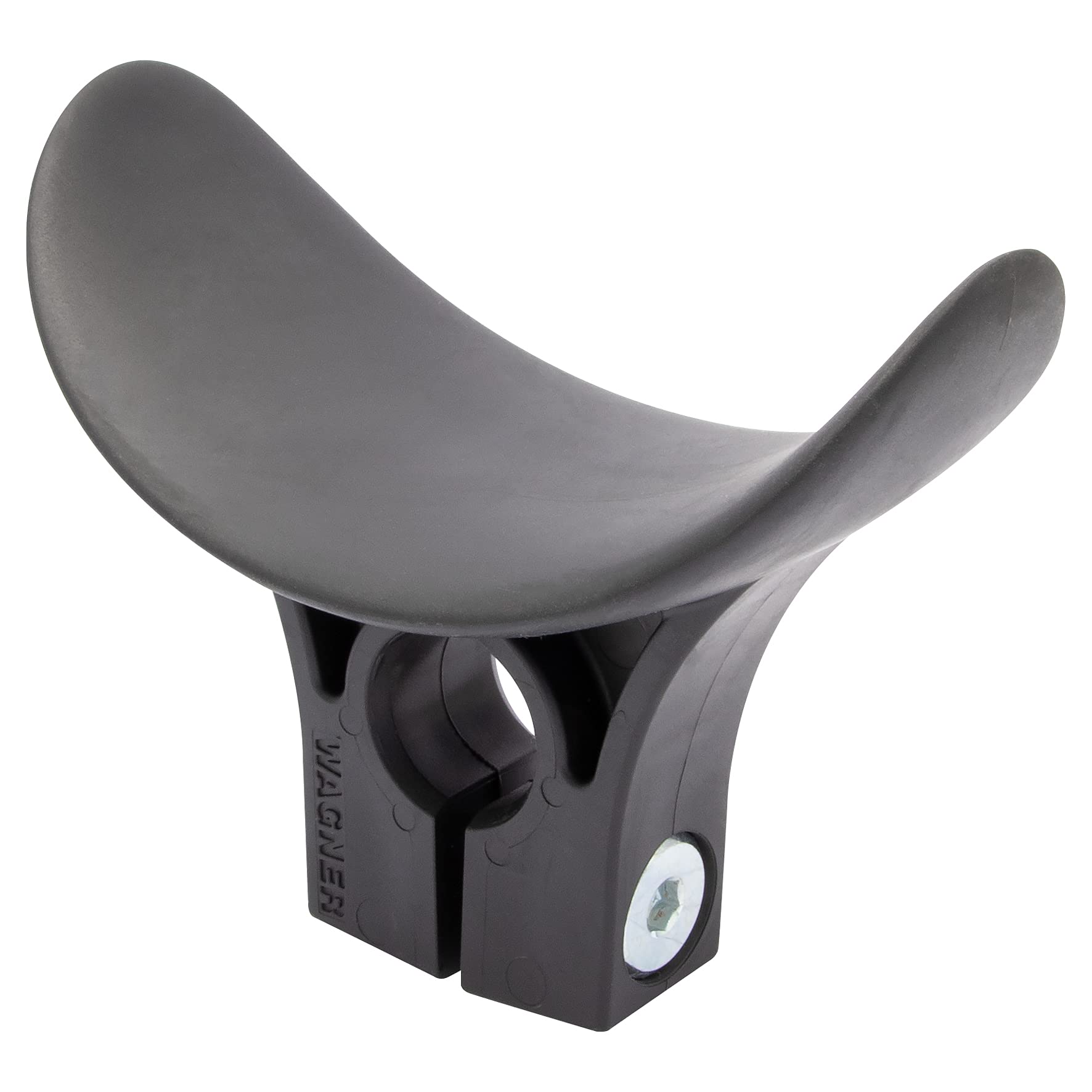 WAGNER 3in1 Door Opener - Protection of 99% of Bacteria I Made in Germany I Antibacterial Synthetics from Medical Technology I Hygienic Door Opener I Wall-Door Stop I 105x60x85 mm – 15224021, Black