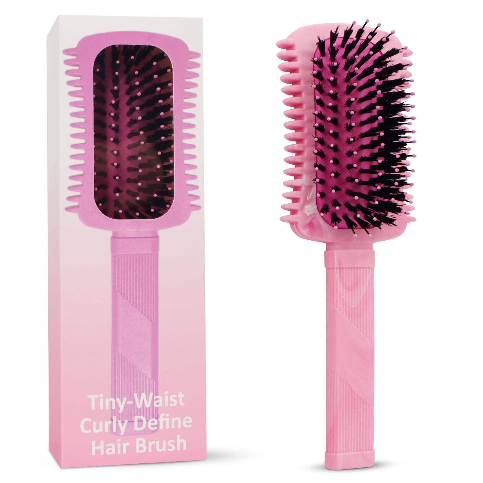Photo 1 of Curly Hair Brush Defining, Volume Curl Defining Brush for Effortlessly Detangling Shaping and Styling Women's Curls, Reduce Pulling