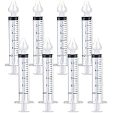 8 PCS 10ml Cleaner Device Syringe for Baby Portable Cleaner with Silicone Suction Tips