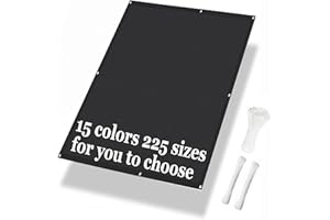 Luxurysail Balcony Privacy Screen Fence Screen for Balcony Deck Patio Balcony Cover Sun Shade PVC UV Protection Windproof Wat