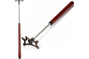 Covzoe Retractable Pool Bridge Stick, Billiard Bridge Stick with Removable Bridge Head and Wood Handle, Pool Cue Accessory fo