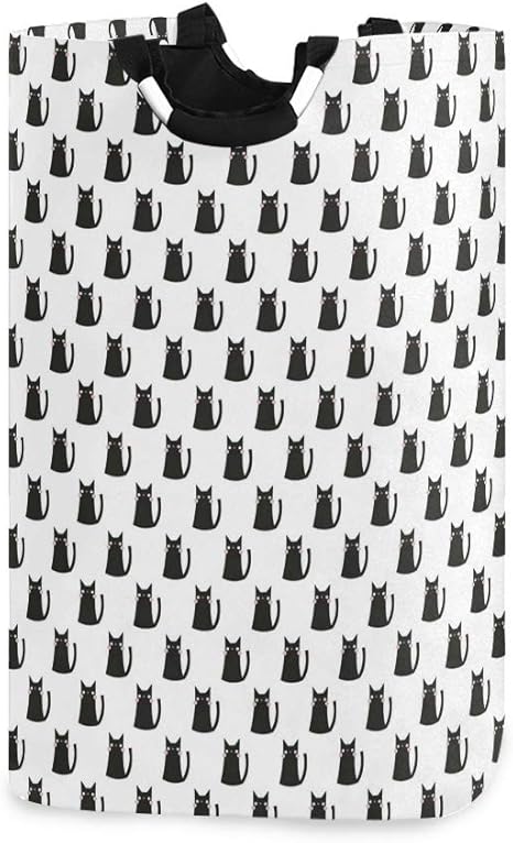 DYCBNESS Cesto para la Colada,Impresión monocromática Moderna Abstracta