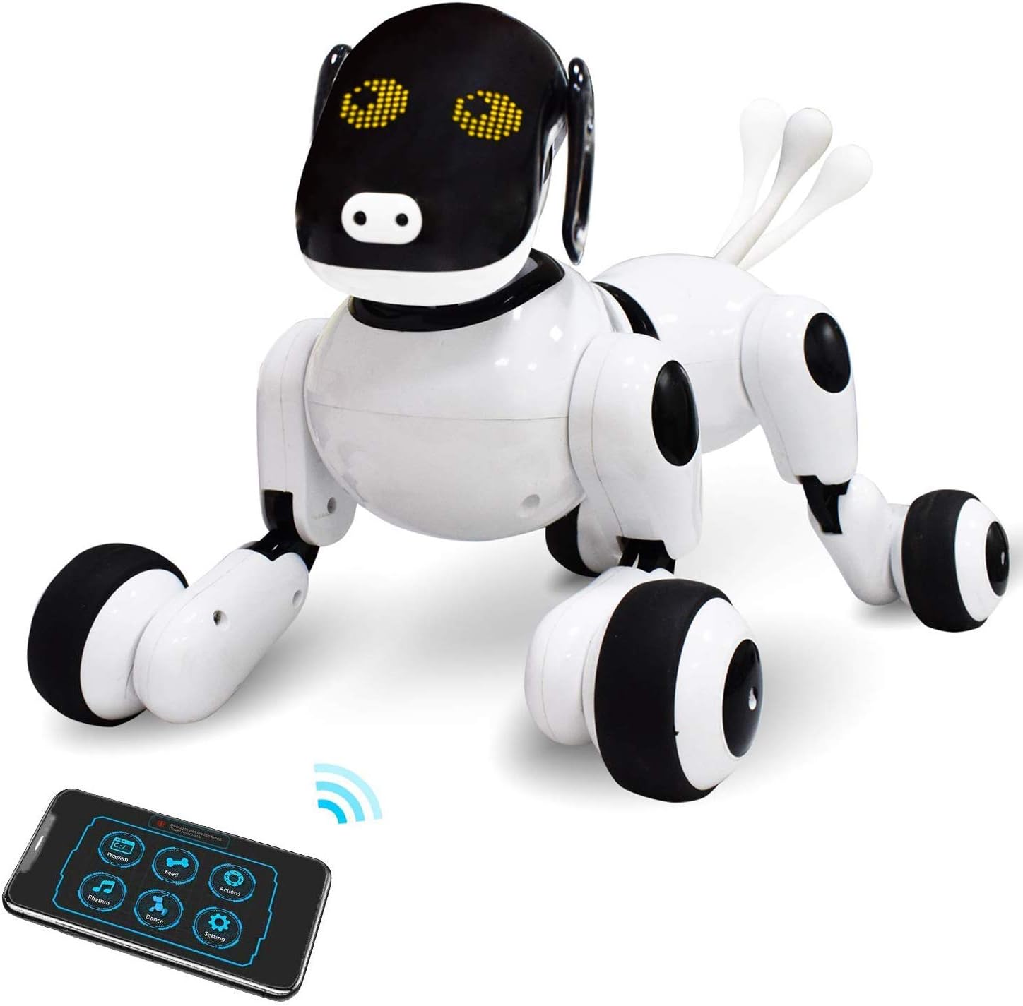 Contixo Puppy Smart Interactive Robot Pet Toy Dance Robot Birthday Gift for Boys, Girls Voice, App, and Touch Controlled with Singing, Dancing, Repeating Best Gift