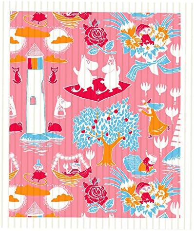 Amazon 北欧スポンジワイプ Moomin Retro Pink ムーミン レトロ ピンク キッチンクロス オンライン通販