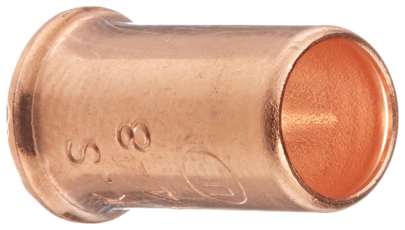 Easy-Twist Copper Crimp Sleeve Wire Connector, 18-8 AWG Wire Range (Blister Box of 100)