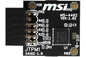 Yeiwenl TPM 2.0 Module TPM SPI 12-1 Pin Module for MSI Motherboard Compatible with TPM2.0(MS-4462)