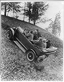 Photo: Whippet Automobile Power,Kentucky License Plate,c1928,driving up hill,spinning