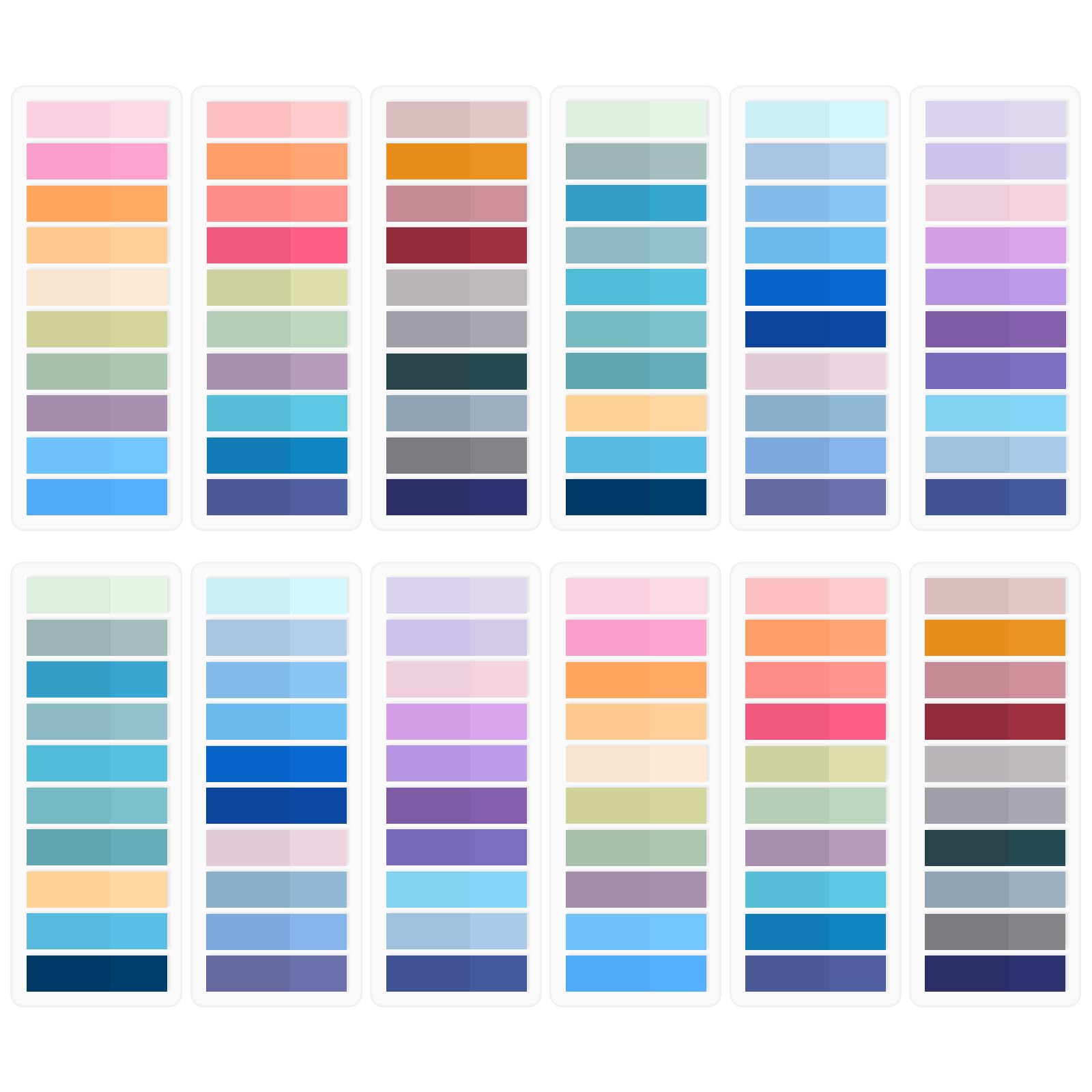 Qufiiry 2400 Piece Sticky Notes, Writable Index Tabs, Annotating & Highlighting Book Notes & Page Markers