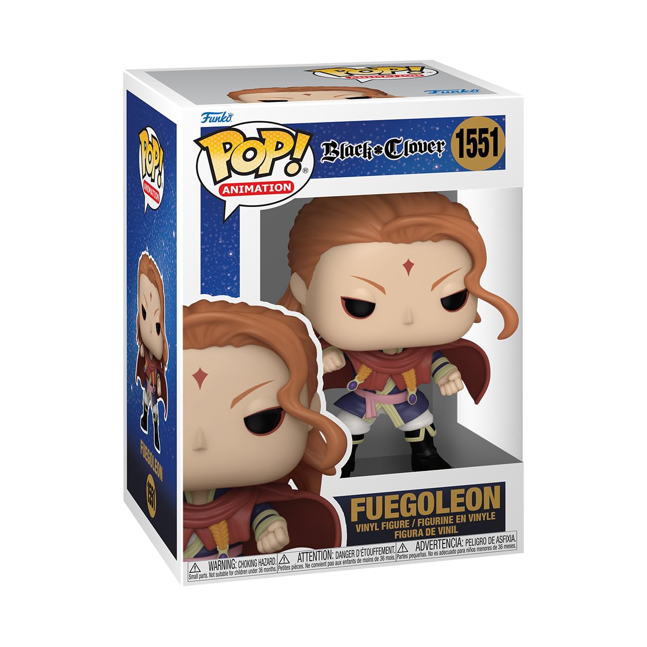 Funko POP! Animation: Black Clover - Fuegoleon Vermillion - Collectable Vinyl Figure - Gift Idea - Official Merchandise - Toys for Kids & Adults - Anime Fans - Model Figure for Collectors and Display
