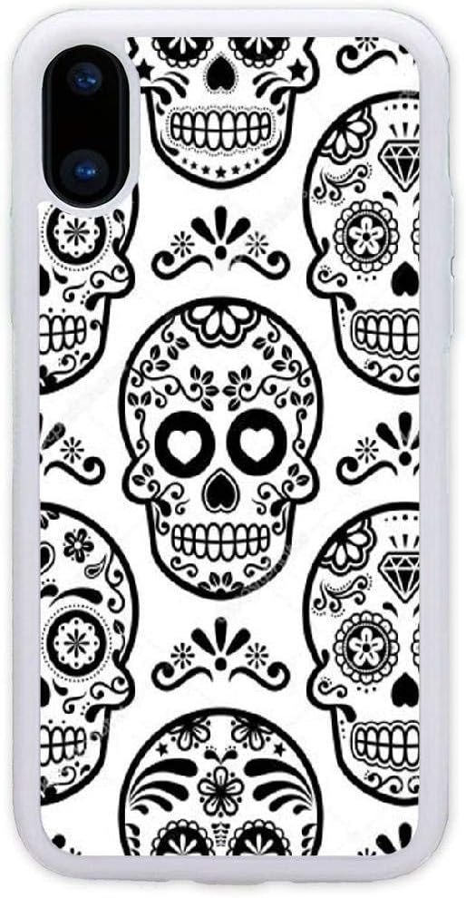 sanlianwangluokeji Custom gifts Iphone X Case - Mexican sugar skull Hard Plastic phone cell Case for Iphone X