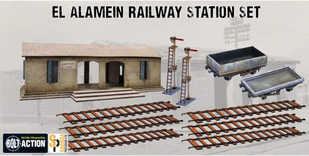 Bolt Action Warlord Games,, El Alamein Railway Station Set
