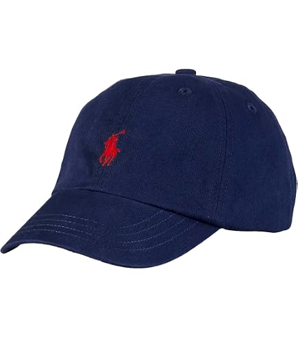 Polo Ralph Lauren Men's Big Pony Chino Cap, Navy (One Size) at