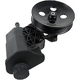 Daysyore 20-70268 Power Steering Pump for 03-07 Ram 2500 Pulley: 161mm 8PK | Power Steering Pump with Pulley &amp; Reservoir for 2003-2007 Ram 3500 5.7L 5.9L Replace OE 5073241AA 52106842AE