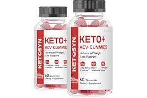 kivus Ketosyn Gummies - Ketosyn Apple Cider Vinegar Keto Gummies (2 Pack, 120 Gummies)