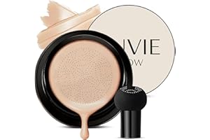 Foundation Cushion, Air Cushion CC Cream, Moisturizing Concealer Brighten Long-Lasting, Even Skin Tone for All Skin Types (Na