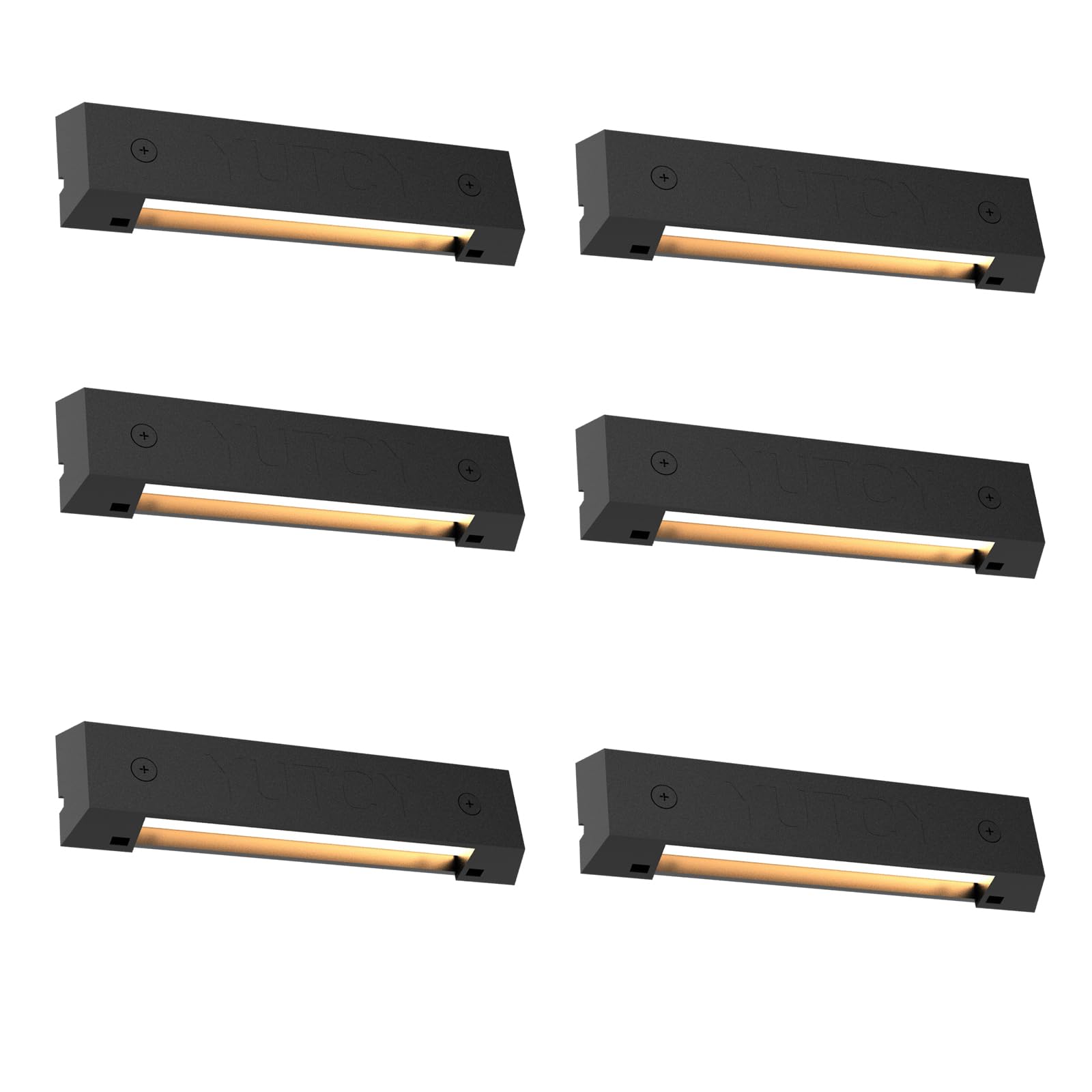 Photo 1 of YUTCY 6 Pack Low Voltage AC/DC 12V LED Landscape Deck Light,Outdoor Retaining Wall Lights, IP65 Waterproof Step Lights,for Stair Lighting and Yard Patio Pathway Walkway (2700K)