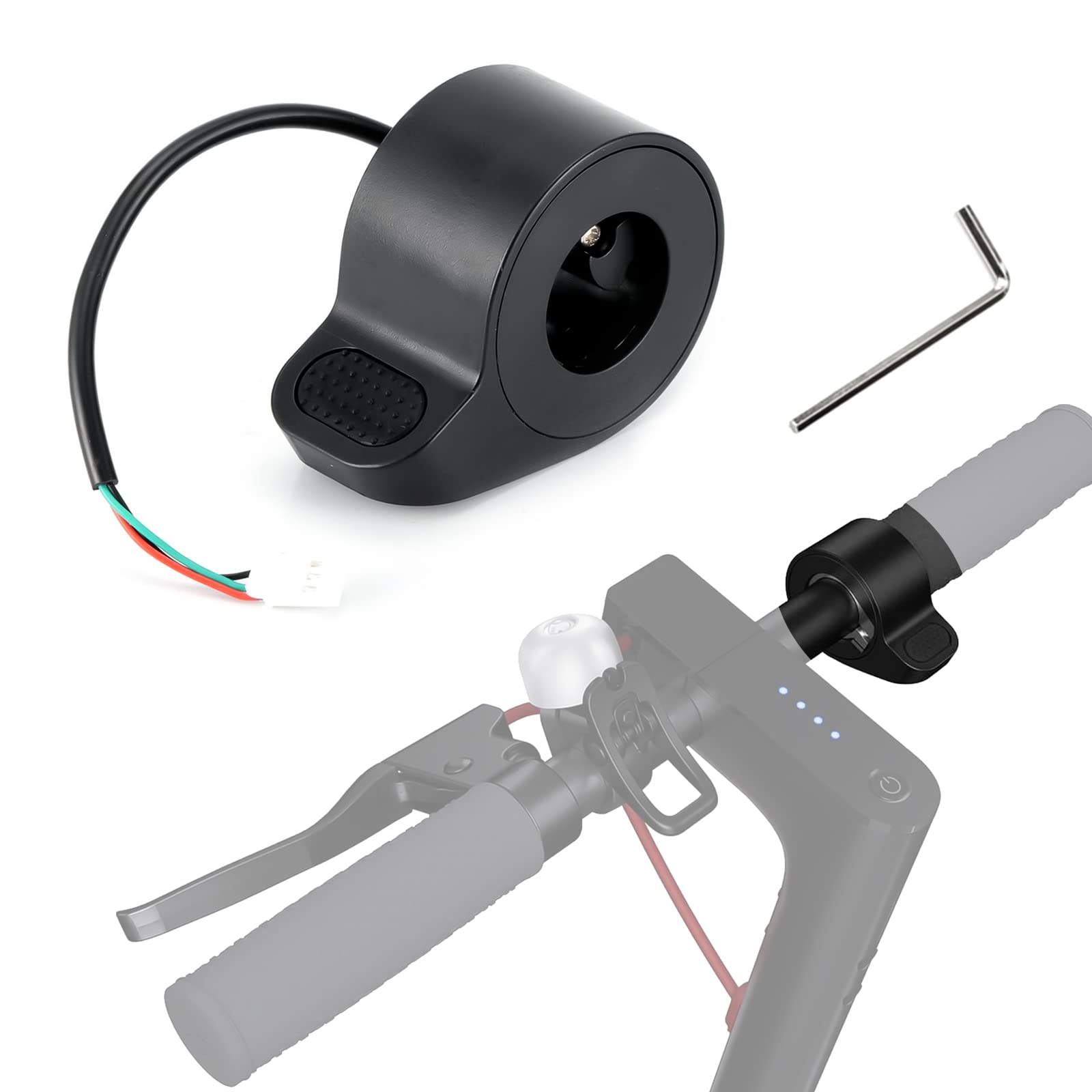 Replacement Part Compatible for Xiaomi M365/Pro 1S Electric Scooter Thumb Throttle