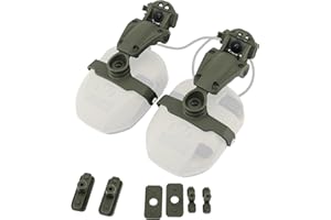 HEARFALCOM Tactical Helmet ARC Rail Adapter Accessories - Compatible with Walker's Razor Earmuffs